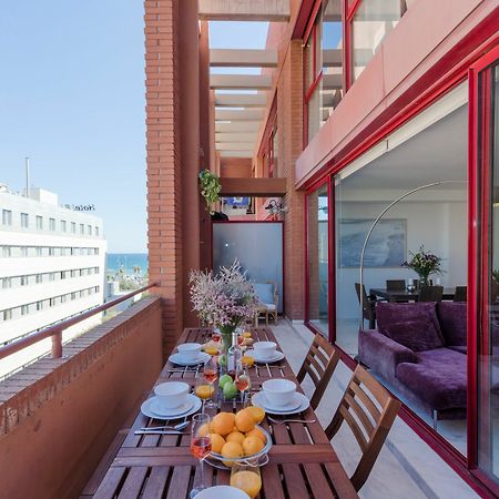 Unique Rentals - Stylish seafront duplex Barcelone Extérieur photo